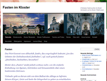 Tablet Screenshot of fasten-im-kloster.de